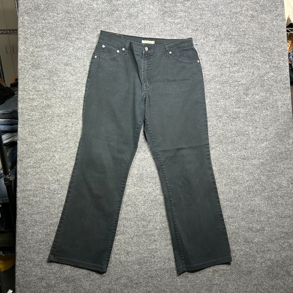 Levi's 550 Bootcut Jeans Women's‎ 16L Black Denim Relaxed Fit Classic - 34X30